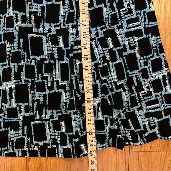 Jaclyn Smith Extra Large Women's Pull On Elastic Waist A Line Midi Skirt Career - Picture 6 of 8